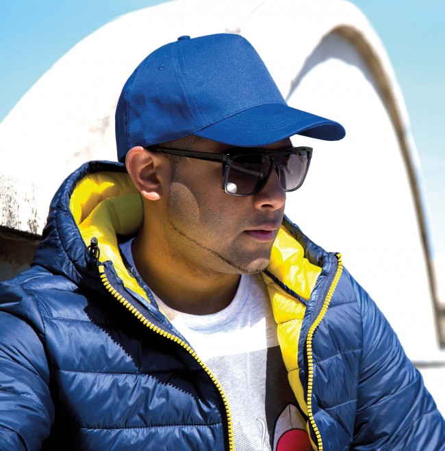 Casquette en vente avec de nombreux modèles et coloris disponibles chez Textile Direct Casquette 5 panneaux Houston RC080X - Royal Blue en vente chez Textile Direct