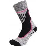 LOT DE 2 PAIRES DE CHAUSSETTES LADY Grey / PINK - 35/38 EU
