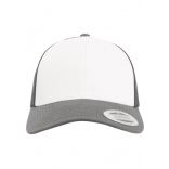 Casquette Retro Trucker Colored Front DARK GREY / WHITE