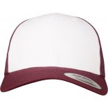Casquette Retro Trucker Colored Front MAROON / WHITE