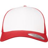 Casquette Retro Trucker Colored Front Red / White