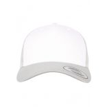Casquette Retro Trucker Colored Front Silver / White