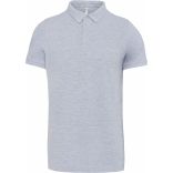 Polo col boutons pression manches courtes homme Oxford Grey - XS