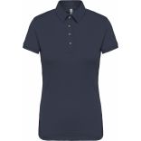 Polo jersey manches courtes femme Navy - XS