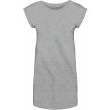T-shirt long femme Light grey heather - S/M