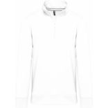 Sweat-shirt col zippé White - XS