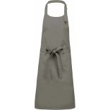 Tablier coton sans poche Light Grey