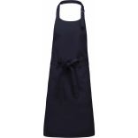 Tablier coton sans poche Navy