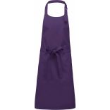 Tablier coton sans poche Purple