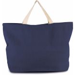 Grand sac de shopping fourre-tout esprit rustique Patriot Blue