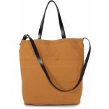 Sac à main avec bandoulière en cuir Cumin Yellow