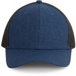 Casquette Urban Trucker - 6 panneaux Light Navy Heather / Dark Grey