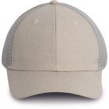 Casquette Urban Trucker - 6 panneaux Sand Heather / Light Grey