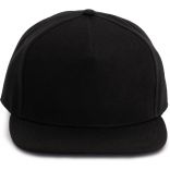 Casquette Snapback - 5 panneaux Black / Black