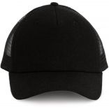 Casquette Trucker - 5 panneaux Black / Black / Black