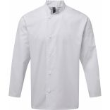 Veste chef cuisinier manches longues "Essential" White - XS