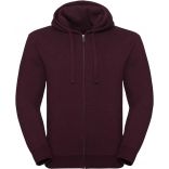 SWEAT-SHIRT ZIPPÉ CAPUCHE AUTHENTIC CHINÉ HOMME Burgundy Melange - XS