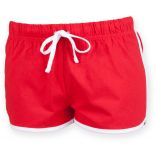 SHORT ENFANT RETRO Red / White - 5/6