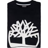 Sweat-shirt col rond brand tree Dark Sapphire / White - S