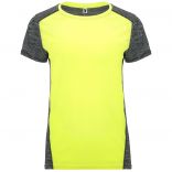 ZOLDER WOMAN JAUNE FLUO/NOIR CHINÉ