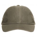Casquette 6 panneaux TERRA noyer