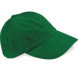 Casquette profil bas en coton brossé B57 - Forest Green
