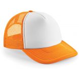 Casquette américaine Vintage B645 - Orange / White