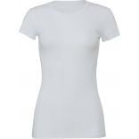 T-shirt femme manches courtes col rond BE6004 - White