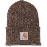 Bonnet tricoté CARA18 - Dark Brown / Sandstone-One Size