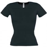 T-shirt femme col V Watch Women B&C - Black