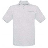 Polo homme Safran Pocket SAFP - Ash