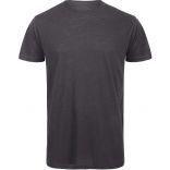 T-shirt homme col rond B&C Inspire Slub TM046 - Chic Anthracite