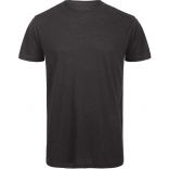 T-shirt homme col rond B&C Inspire Slub TM046 - Chic Black
