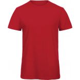 T-shirt homme col rond B&C Inspire Slub TM046 - Chic Red