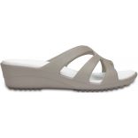 Chaussures Crocs™ Sanrah Strappy Wedge 244010 - Platinum