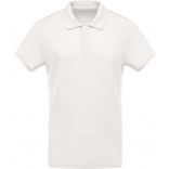 Polo homme bio piqué manches courtes K209 - Cream