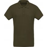 Polo homme bio piqué manches courtes K209 - Mossy Green