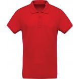 Polo homme bio piqué manches courtes K209 - Red