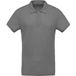 Polo homme bio piqué manches courtes K209 - Storm Grey