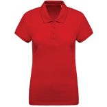 Polo femme bio piqué manches courtes K210 - Red