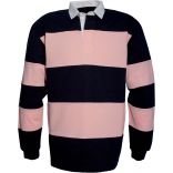 Polo rugby K215 - Navy / Pink