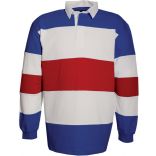 Polo rugby K215 - Royal Blue / White / Red