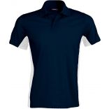 Polo bicolore manches courtes Flag K232 - Navy / White
