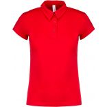 Polo femme jersey K238 - Red