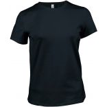 T-shirt femme col rond manches courtes Maïa K326 - Black
