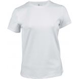 T-shirt femme col rond manches courtes Maïa K326 - White