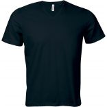 T-shirt homme col V manches courtes Calypso K353 - Black