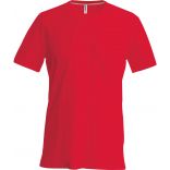 T-shirt homme col rond manches courtes K356 - Red