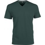 T-shirt homme manches courtes col V K357 - Forest Green