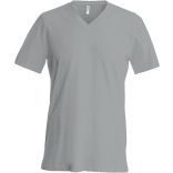 T-shirt homme manches courtes col V K357 - Oxford Grey